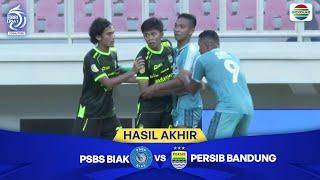 Hasil Akhir Pertandingan - PSBS Biak vs Persib Bandung | BRI Liga 1 2024/25