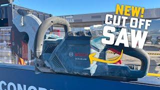 Can This Bosch 18V 9" Cut-Off Saw Replace Your Corded Cutter?! | WOC 2025