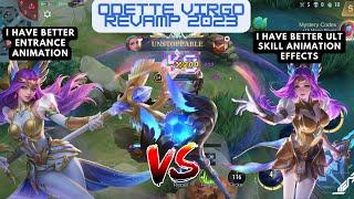 TRYING VIRGO REVAMPED SKIN | Odette Zodiac Skin Series | MLBB Gameplay