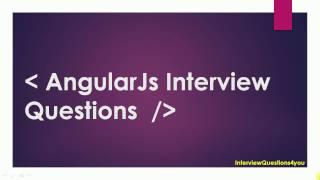 angularjs interview questions | front end developer interview questions