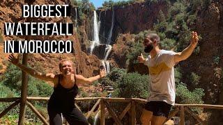 MOST BEAUTIFUL waterfall in Morocco - Ouzoud Falls excursion 2020 TRAVEL VLOG