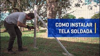 Como instalar Tela Soldada / Alambrado