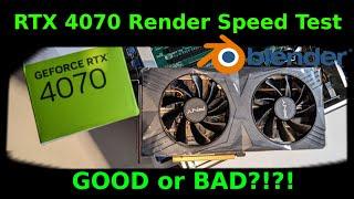 RTX 4070 Rendering Speed Comparison | 4070 vs 3080 vs 3080 ti in Blender
