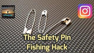 Fishing Hack # 8 | The Safety Pin Emergency Tip Guide