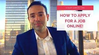 How To Apply For A Job Online - 5 Tips