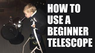 How To Use A Beginner Telescope - Astronomy Challenge #22