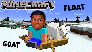 Floating With My Goat in MINECRAFT