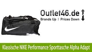 Klassische NIKE Performance Sporttasche Alpha Adapt Cross Body M Schwarz