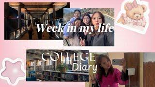 A week in my life | college diaries | unproductive, realistic | 4th sem••