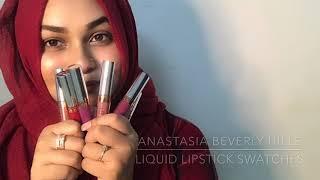 Anastasia Beverly Hills liquid lipstick | Lip swatches