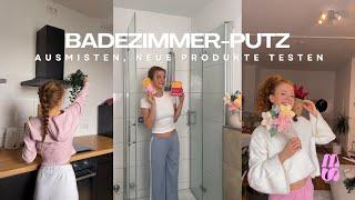 Realistischer Badezimmerputz | Home-Vlog, Ausmisten, gehypte Produkte testen   🫧