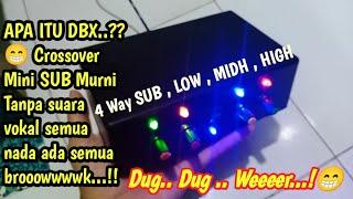 Full dari awal sampai akhir Cara Membuat Crossover mini terbaru 4 way SUB, low, mid high..!!