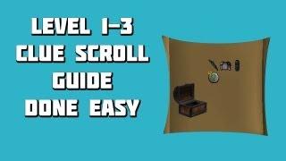 Runescape 2007 - Level 1-3 Clue Scroll Farming Guide Done Easy - Framed