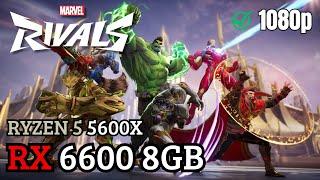 Marvel Rivals  RX 6600 | Test Rendimiento |