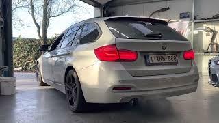 BMW F31 F30 320D - ICON CATLESS DOWNPIPE + STRAIGHT PIPE - LOUD EXHAUST SOUND DESIGN