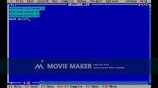HELLO WORLD PROGRAM IN TURBO C++ |First program in c++ by @COMPUTER STUDENT | #C++