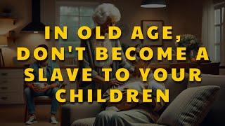 In Old Age, Living Alone is Very Comfortable (Don't Become a Slave to Your Children)