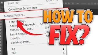 Photoshop Neural Filters Not Working [Troubleshooting Tutorial]