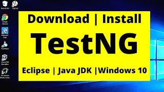 TestNG installation in Eclipse | How to install TestNG plugin in Eclipse with Java JDK