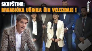 Bura u Skupštini: Ana Brnabić učinila čin veleizdaje! Opozicija odmah delovala da to spreči!