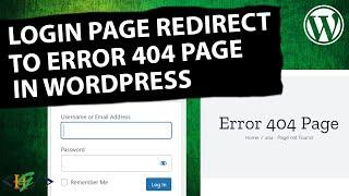 How to Fix WordPress Login Redirect to Error 404 Page Not Found