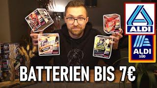 DIE BESTEN BATTERIEN unter 7€ bei ALDI! | Eruption, Artus, Poison, Tristan