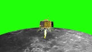 chandrayaan2 vikram landing full mission in green screen video
