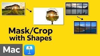 How to Mask/Crop Images with Shapes using Apple Keynote on Mac