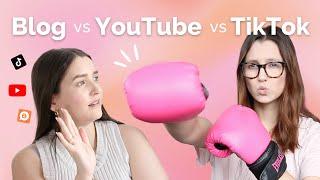 Blogging vs Youtube vs TikTok  Which Should YOU Start?!