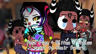 || Past Fizz + Blitzø +  Stolas react to their future || No pt 2 || #helluvaboss