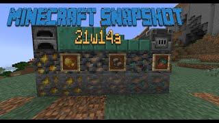 Minecraft 1.17 Snapshot 21w14a - Fortuna en Hierro, Cobre y Oro