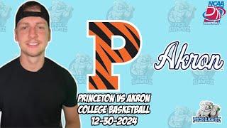 Akron vs Princeton 12/30/24 Free College Basketball Picks and Predictions | NCAAB Pick