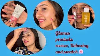 @GLAMRSTV Products review, Unboxing and swatch!