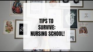 MY TIPS TO SURVIVE NURSING SCHOOL! | STYLES BY NGOC