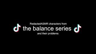 the balance series characters and their problems 