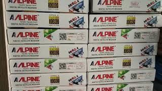 new DD free dish alpine mpeg4 set top box