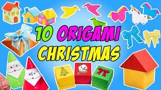 10 EASY ORIGAMI CHRISTMAS Create Magical Decorations & Fun Activities for Christmas!