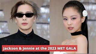 GOT7’s Jackson & BLACKPINK’s Jennie Make Their Met Gala Debut! #JacksonWang #Jennie #Kpop