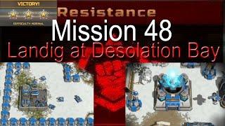 Art of war 3 Resistance / AoW 3 : Mission 48 Landing at Desolation Bay