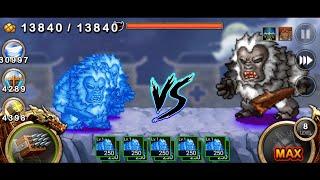 Full Deck Ice Yeti vs Real Yeti | Kingdom Wars