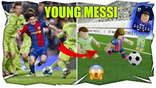 Becoming YOUNG MESSI on Real Futbol 24! (ROBLOX)