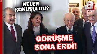 Bahçeli-DEM Parti görüşmesi sona erdi! Görüşmede neler konuşuldu? | A Haber