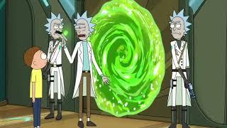 Morty Malvado hackeo la pistola de portales de Rick -Rick y Morty-