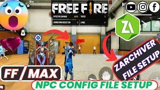 How To Apply Hack Config File Zarchiver || Ff headshots config file full setup || Ff Zarchiver File