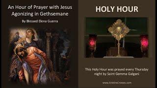 Holy Hour - An Hour of Prayer with Jesus Agonizing in Gethsemane, by Blessed Elena Guerra