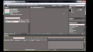 After Effects CS5 Parte 1 Introduccion, Interface, Workspace