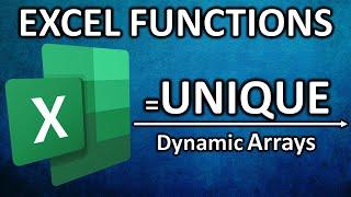 UNIQUE Dynamic Function in Microsoft Excel