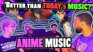 Non-Anime Fan Musicians REACT to 80s/90s/00s ANIME OPENINGS AND ENDINGS