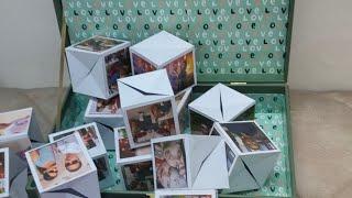 Pop up cubes in a box tutorial/ Simple method/ Valentine's Special/surprise cubes/jumping cubes #diy