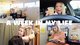 VLOG | parent teacher conferences, last week before spring break, pregnancy updates + more!